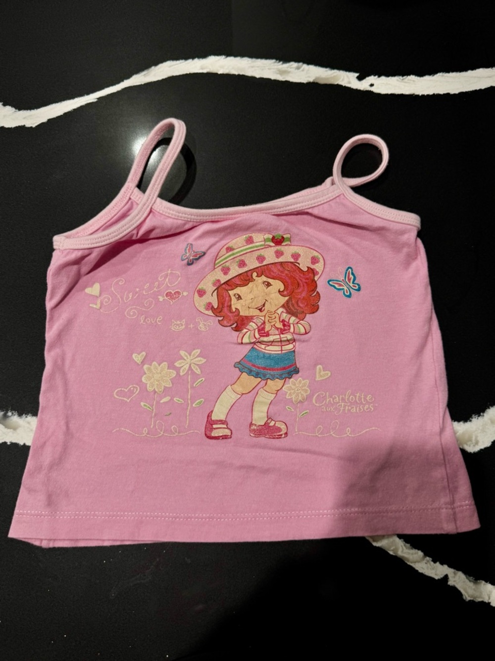 Vintage Strawberry Shortcake Tank Top - Kids